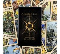 Shein Baraja de Tarot con ilustraciones completas, obra de arte mística de diseño clásico para principiantes y profesionales, ideal para adivinación, medita