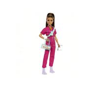 Shein Barbie Day & Play Muñeca con Mono Rosa, Conjunto de Moda, Juguete +3 años (Mattel HPL76)