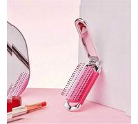 Shein Barbie Serie Sunshine 2 en 1 Mini Peine Portátil Plegable con Espejo, CojÃn de Aire, Peine Cosmético de Viaje, Cepillo de Pelo y Herramienta de Maq