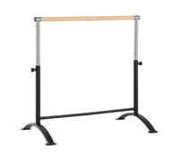 Shein Barra de ballet, barra de baile, barra de ballet independiente, altura ajustable (5 niveles / 715-1115 mm), barra elástica de acero al carbono para ba