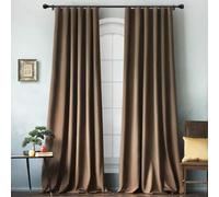 Shein Barra de cortina, juego de barras de cortina ajustables con soportes, diámetro 19 mm, barras de cortina decorativas para salones, dormitorios y salas