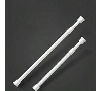 Shein Barra de cortina, Soporte de cortina, Soporte de cortina, Una barra de cortina con tensión de resorte ajustable, Adecuada para cortinas de cocina, cor