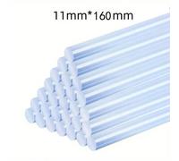 Shein Barra de pegamento transparente termofusible, 11*160mm/0.43*6in, barra de pegamento de alta viscosidad, barra de pegamento para pistola de pegamento D