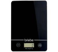 Shein Báscula Cocina Digital Balanza Alta Precisión,✅Envíos 24/48h✅, Peso Comida hasta 5Kg Graduación 1g Función Tara, Briebe, BRI-KW1163, Negro