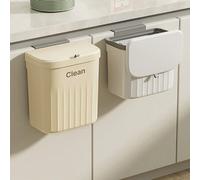 Shein Basurero de cocina montado en la pared, sencillo, plegable, de gran capacidad, impermeable, para basura en el hogar, baño, cocina, suministros del hog