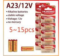Shein Batería alcalina de 23A 12V para dispositivos antirrobo, control remoto, timbre, mecanismo de persiana, larga duración de la batería, súper