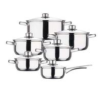 Shein Bateria de cocina 12 piezas San Ignacio de acero inoxidable en color cromado colección Cassel. Envío gratuito en 24/48 h