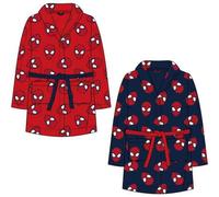 Shein Batín Coral Fleece Spiderman Red - Batín para Niños Unisex - Batín Unisex Tacto Extrasuave - Batín Coral MARVEL, Diseño Único y Licencia Oficial