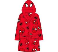 Shein Batín Spiderman para Niños y Niñas - Bata Infantil Suave y Cálida de Invierno - Ropa de Dormir con Capucha y Cinturón Ajustable, Con Diseño Original y