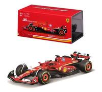 Shein Bburago 1:43 Ferrari SF-24 (Con casco) (#16 Charles Leclerc) (2024 Imola Italia Gran Premio de Emilia Romaña) - Rojo mate (''24) (''24 Std)