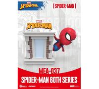 Shein Beast Kingdom Figura Mini Egg Attack Marvel Spider Man Serie 60 Aniversario - Figura Marvel - Figura Spider Man - Colección Marvel, Licencia Oficial