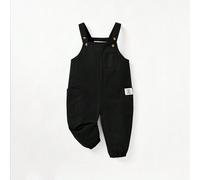 Shein Bebé niño Mono overol con parche de letra con bolsillo lateral