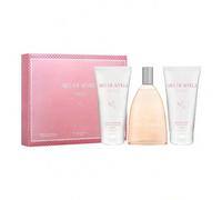 Shein Bella Estuche de cosmética para mujer con Perfume Gel de ducha suave y Crema Hidratante corporal perfumada Cofre de regalo de ritual perfumado (150 ml