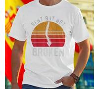 Shein BENT BUT NOT BROKEN camiseta para hombre moda urbana cómoda transpirable juvenil regalo exclusivo edición limitada estilo moderno casual oferta espec