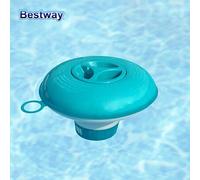 Shein Bestway 58210 Dispensador de tabletas de cloro de 5 pulgadas/12.7 cm, dispensador de tabletas de cloro para acuarios, jacuzzis, piscinas interiores y