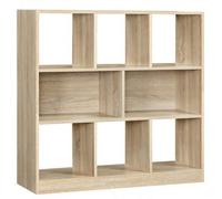 Shein Biblioteca, Librería con Estantes, Estantería para Libros, Estantería Decorativa, para Oficina, Salón, Dormitorio, Habitación Infantil y Oficina, 97,5