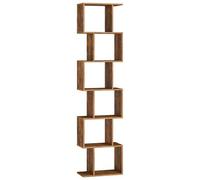 Shein Biblioteca, Librería de 6 Niveles, 20 x 40 x 191 cm, Estantería, Armario de Libros, Moderno, Separador de Espacios, Salón, Dormitorio, Estudio, Oficin