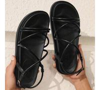 Shein Billetera delgada de hombre de estilo retro, billetera plegable multifuncional, portacartas de cuero para estudiantes, monedero pequeño, zapatos de pr