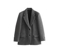 Shein Blazer de corte recto con hombreras