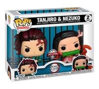 Shein BLISTER 2 FIGURAS POP DEMON SLAYER KIMETSU NO YAIBA TANJIRO & NEZUKO EXCLUSIVE - Figura Coleccionable Alta Calidad y Detalles Precisos - Figura Colecc