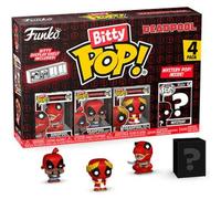 Shein BLISTER 4 FIGURAS BITTY POP MARVEL DEADPOOL DINOPOOL - Figura Coleccionable Alta Calidad y Detalles Precisos - Figura Coleccionable Ideal para Fans y