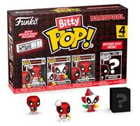 Shein BLISTER 4 FIGURAS BITTY POP MARVEL DEADPOOL MASTER - Figura Coleccionable Alta Calidad y Detalles Precisos - Figura Coleccionable Ideal para Fans y Co