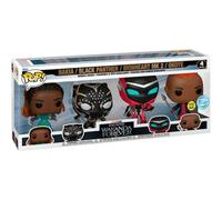 Shein Blister 4 Figuras Pop Marvel Black Panther Wakanda Forever Exclusive - Figura Pop Edición Limitada Coleccionista - Marvel Black Panther Wakanda Foreve