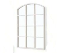 Shein BLOOM STORE-Espejo rectangular de pared con 12 ventanas, espejo decorativo de metal negro, se cuelga vertical u horizontalmente, 50 x 76 CM