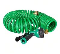 Shein BLOOM STORE - Manguera en Espiral Extensible para Jardín 7.5m 10m 15m - Manguera de Agua Flexible con Pistola de Riego 7 Tipos de Chorro, Alta Presión