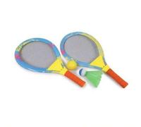 Shein BLOOM STORE-Set de 2 raquetas de playa con 2 pelotas - juego de frescobol y beach tennis para niños y adultos - ideal para playa, jardín o camping