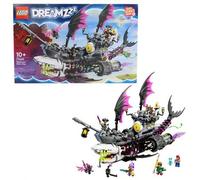 Shein Bloques de construcción 71469 Serie Dream City Hunter Barco tiburón pesadilla para niños y niñas Juego de puzzle de bloques de construcción