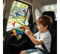 Shein Bloques de construcción con ventosas para niños, juguete educativo de goma suave para educación temprana, adecuado para ventanas, alivio del estrés en