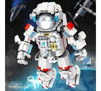 Shein Bloques de Construcción de Astronauta 999 Piezas, Juguete de Rompecabezas de Ensamblaje de Mecha Niño Amanecer Espacial, Regalo de Cumpleaños para May