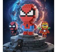 Shein Bloques de construcción de los Vengadores, Doctor Strange, Deadpool, Ant-Man - Partículas, juguetes de ensamblaje, adornos de escritorio, decoración d