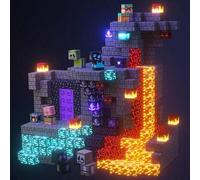 Shein Bloques de construcción magnéticos Mundo de la mina Mundo de la cueva magnética Juego de ladrillos de construcción Cubos de juguete Educación STEM Sen