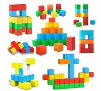 Shein Bloques Magnéticos para Niños de 3+ Años (2.0cm/0.78in), Cubo Magnético Regalo Sensorial, Juguete STEM, Juego de Bloques de Construcción para Educació