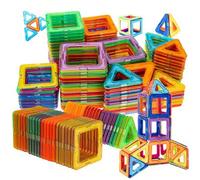 Shein Bloques magnéticos Tough Tiles Juguetes STEM para niños y niñas de 3+ años, Juegos de aprendizaje por juego para niños pequeños, Bloques de construcci