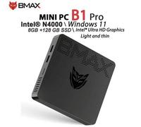Shein BMAX Mini PC B1PRO Windows 11 Pro 8GB RAM 128GB ROM N4000 Micro computadora de escritorio WiFi de doble banda mini pc