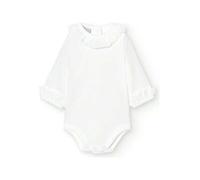 Shein Body para Bebé Cuello Batista 100% Algodón Hecho en España - Body Bebé Fabricado por Babidu Suve y Cómodo