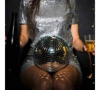 Shein Bola de espejo, bola de espejo, bola de espejo, bola de espejo colgante, bola de brillo, bola de discoteca, discoteca