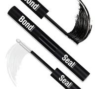 Shein Bolígrafo de 10 ml de pegamento de pestañas y sellador 2 en 1, resistente al agua, de secado rápido, no irritante, fijador de pestañas natural y unifo
