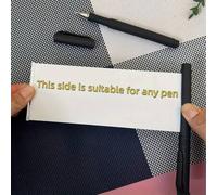 Shein Bolígrafo deslizante autosuficiente e interesante - Herramienta de escritura creativa y única para oficina y exámenes, con bolígrafo retráctil y bolíg