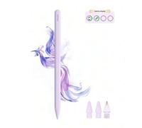 Shein Bolígrafo stylus morado compatible con el lápiz del iPad con carga inalámbrica magnética, con rechazo de palma, sensibilidad a la inclinación, funcion