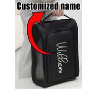 Shein Bolsa de almacenamiento de zapatos personalizada con tu nombre, exclusiva para ti. Previene el robo. Bolsa para zapatos de baloncesto y fútbol, portát