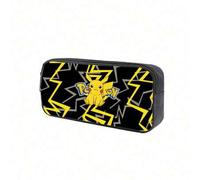 Shein Bolsa de almacenamiento multiusos con diseño de elementos de animación impresa, estuche para lápices para la escuela primaria, regalo de anime Kawaii