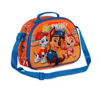 Shein Bolsa de almuerzo naranja 3D de Paw Patrol - Lonchera aislada para niños con las caras de Chase y Marshall, bolsa de merienda escolar