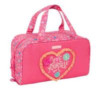 Shein Bolsa de aseo rectangular "Feeling" con diseño compacto y funcional | Bolsa de aseo rectangular práctica y útil, perfecta para viajes u organizar obje