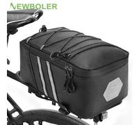 Shein Bolsa de Asiento Trasero para Bicicleta NEWBOLER, Bolsa de Portaequipajes MTB, Alforja de Maletero, Bolsa de Viaje Impermeable de Gran Capacidad para