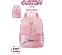 Shein Bolsa de baile personalizada, se puede imprimir con un nombre personalizado o saludos festivos. Personaliza tu propia mochila. Mochila casual de moda