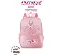 Shein Bolsa de baile personalizada, se puede imprimir con un nombre personalizado o saludos festivos. Personaliza tu propia mochila. Mochila casual de moda